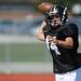 A Dexter High School football player participates in a drill during practice at the school on Friday, August 16, 2013. Melanie Maxwell | AnnArbor.com